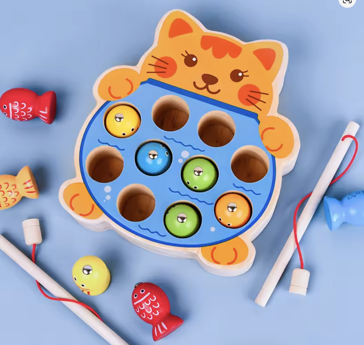 Magnetic Cat Fishing Game